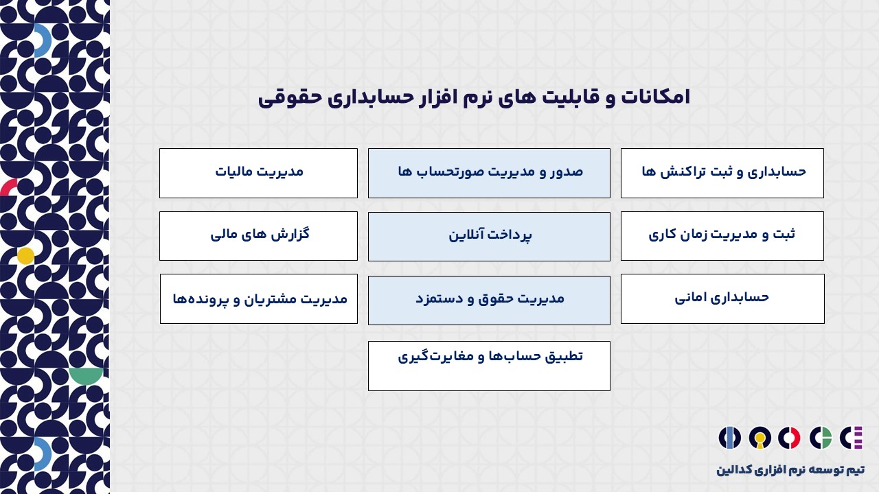 نرم افزار حسابداری حقوقی چه قابلیت هایی دارد؟